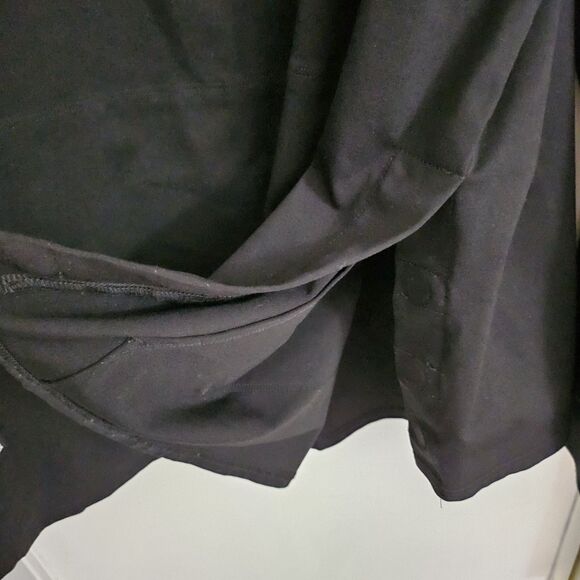 BYLT Sweater Men 3XL Black Elite + Fairway Pullover Zip Magnetic Snap Drop Cut - Picture 8 of 11